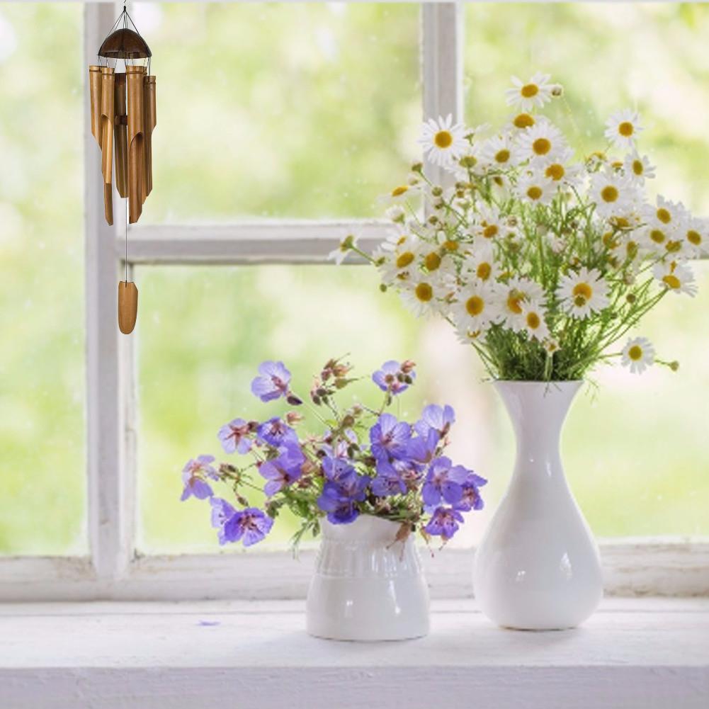 Handmade Bamboo Wind Chimes – Soothing Tones for Indoor & Outdoor Home Decor