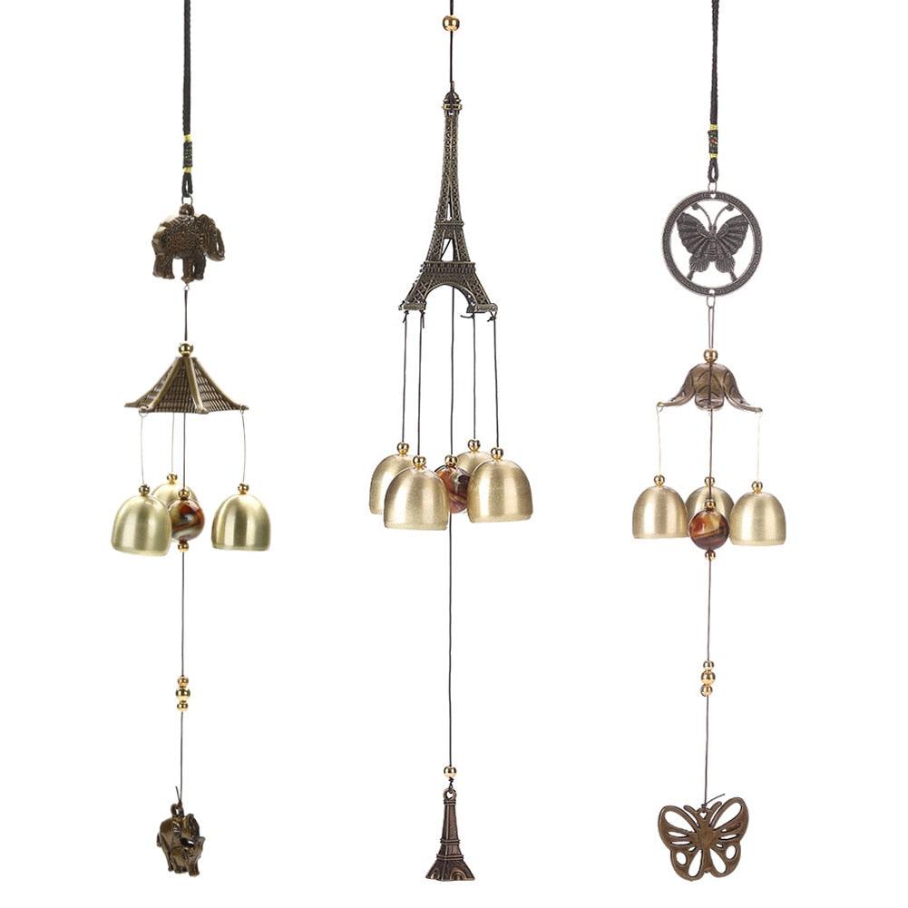 Carillon Copper Bell Wind Chimes – Outdoor Garden, Yard & Church Hanging Decor