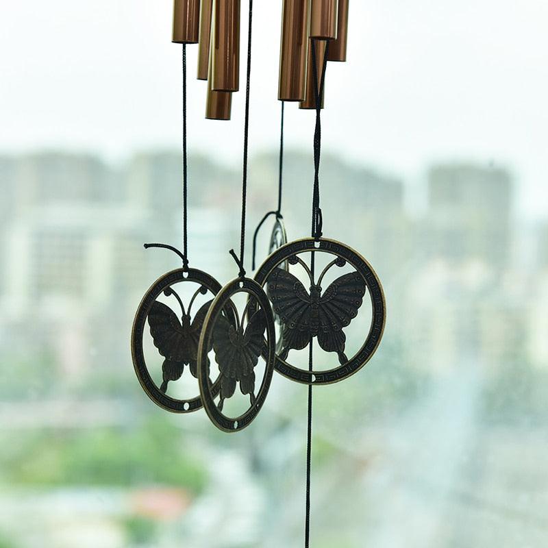 Copper Wind Chimes with Rust-Proof Metal Tubes – Outdoor Garden & Patio Decor