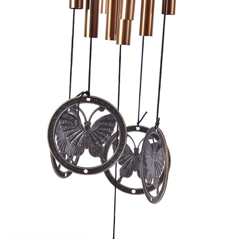 Copper Wind Chimes with Rust-Proof Metal Tubes – Outdoor Garden & Patio Decor